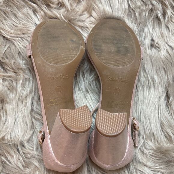 DREAM PAIRS Champagne Low-Chunk Heel Pump Open Toe Ankle Strap Sandals - Picture 8 of 16